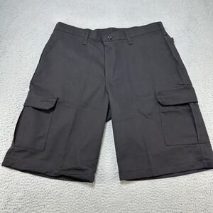 Red Kap Cargo‎ Shorts Mens 34W x 12in Black WORK WEAR Uniform Rugged NWT Utility